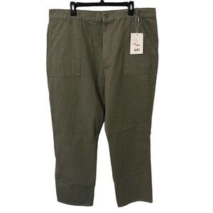 Djerf Avenue Go To Pants Green Size XXL